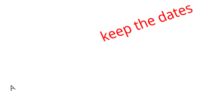 Coming soon… keep the dates…  A